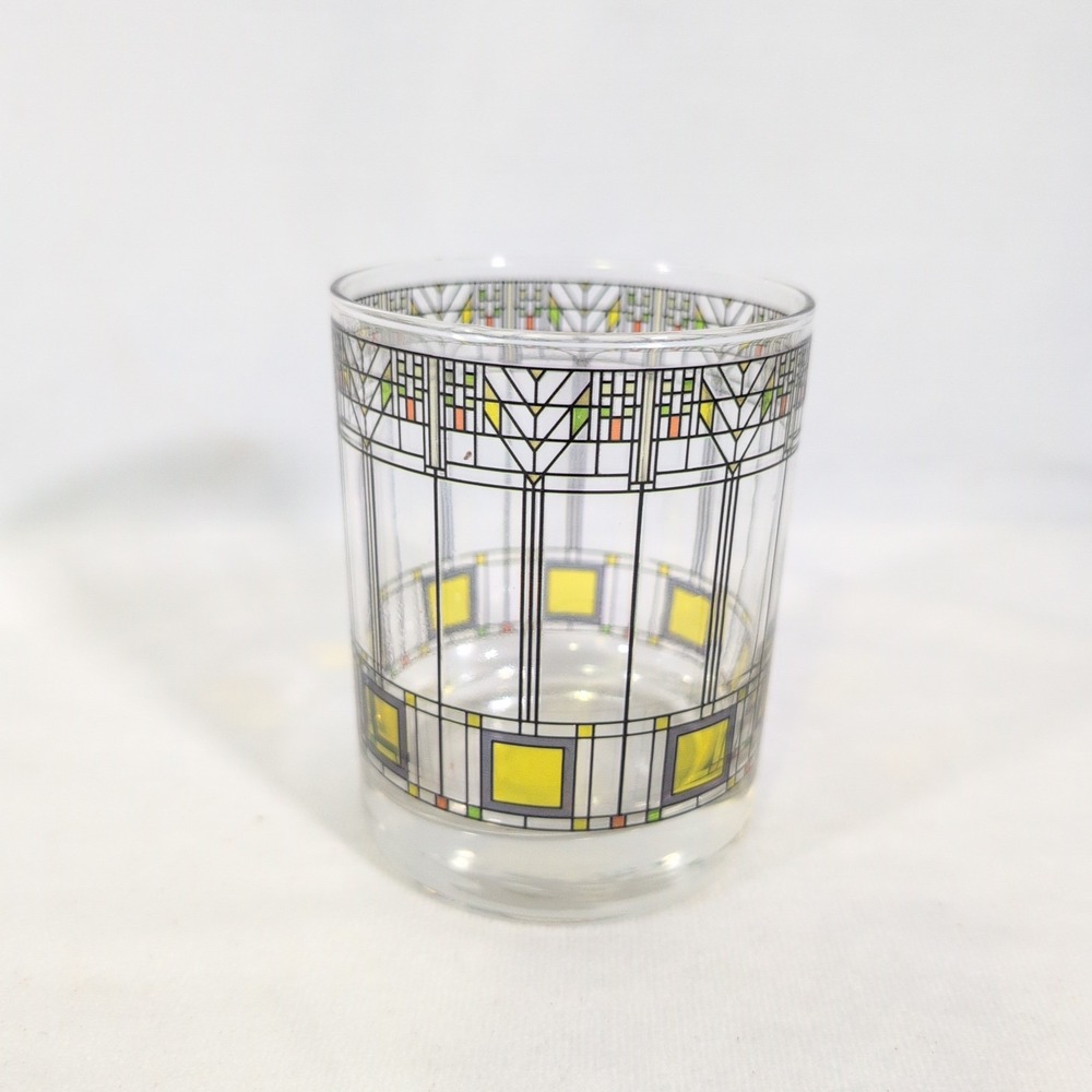 Culver Frank Lloyd Wright Dof Double Old Fashioned Glass 14-Ounce